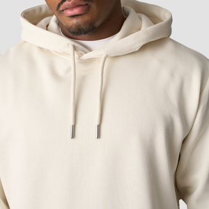 Sweatshirts à capuche d'hiver pour hommes 100% coton décontracté mode manches régulières col à capuche solide fabrication en gros - Product Image 5