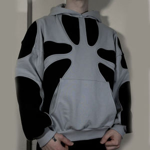 Sweat à capuche vierge surdimensionné avec logo personnalisé OEM Design 600 GSM Hoodie avec broderie 450 GSM Heavyweight Pullover Hoodie basics - Product Image 3