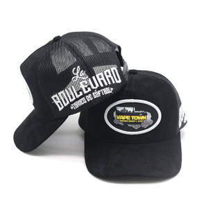 Gorra Trucker con Bordado de Parche y Logotipo Personalizado, Gorra Trucker de Gamuza para Hombre y Mujer, Precio de Fábrica al por Mayor - Product Image 1