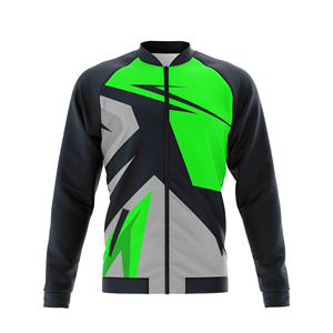 Veste de sport à fermeture éclair intégrale pour un vêtement de sport respirant |   Chaud, respirant, séchage rapide |   Tailles Homme Femme Jeunesse |   Veste d'entraînement - Product Image 1