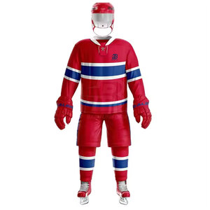 Vêtements de sport de qualité supérieure uniforme de hockey sur glace personnalisé uniforme de hockey sur glace de vente chaude fabriqué au Pakistan - Product Image 1