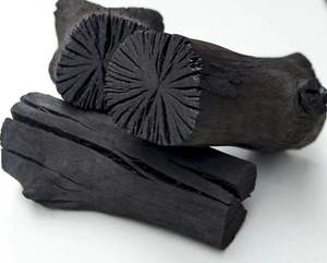 Charbon de bois dur noir de qualité supérieure pour restaurant, carton de 10 kg, 100 % naturel, charbon de bois noir naturel pour barbecue - Product Image 5