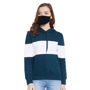Sudaderas con Capucha Coreanas de Algodón para Mujer de Alta Calidad al por Mayor, Sudaderas con Capucha de Manga Larga de Primera Calidad con Colores de Tela Personalizados para Mujer - Product Image 1