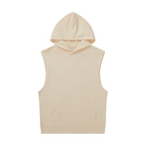 Top Selling Custom Logo Plus Size Gym Hoodie Sleeveless Crop Tank <b>Stringer</b> <b>Vest</b> For Men Fitness Workout Clothing Wholesale - Product Image 3