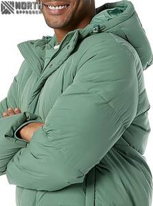 Doudoune matelassée de haute qualité pour hommes avec logo personnalisé, chaude et épaisse veste de randonnée d'hiver avec veste d'hiver rembourrée en forme de canard - Product Image 2