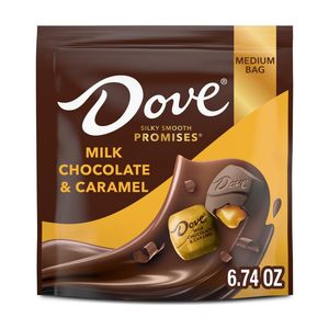 Dove Promises Milk Chocolate & Caramel Mother'S Day Chocolate Candy, 6.74 Oz Bag - Product Image 1
