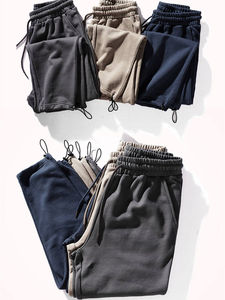 OEM ODM Fournisseur de pantalons de survêtement décontractés en coton et en molleton de haute qualité, coupe droite, taille mi-haute, coupe ajustée pour hommes - Product Image 2