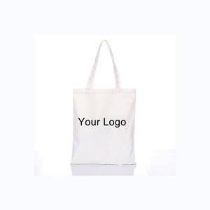Bolsa de compras de algodón natural duradero personalizado barato de buena calidad, bolsa de lona de embalaje, bolsas de mano lisas - Product Image 2