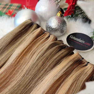 Máquina de trama de la mejor calidad, cutícula completa, cabello virgen crudo, precio barato en muchos colores - Product Image 1