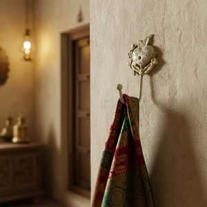 <b>Wall</b> Mounted Decorative Hooks | Heavy Duty Cast Iron Coat Hook | Bathroom Kitchen Bedroom | Vintage Rustproof Hardware - Product Image 4