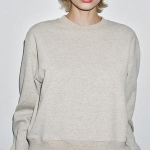 Étiquette personnalisée Streetwear taux d'usine haute qualité premium coton sweat vêtement teint col rond haut sweat surdimensionné 2026 - Product Image 1