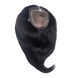 Miraje Topper capillaire pour femme en cheveux Remy indiens, base en soie, ondulations naturelles et profondes, haute densité BD - Product Image 3