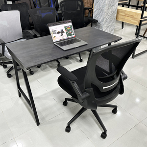 SPD68186 <b>Computer</b> <b>Desk</b> with A-Shaped Iron Legs Rubberwood Material - Product Image 5