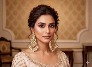 Pendientes Antiguos de Oro de Alta Calidad, Joyería Étnica India Clásica, Pendientes Largos de Diseño, Accesorios de Fiesta para Mujer - Product Image 3