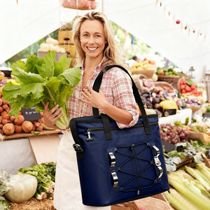 Mochila Nevera Impermeable de Alta Calidad de 30L, Aislada para Bebidas, para Picnic, <span class=keywords><strong>Kayak</strong></span>, Suave, de TPU 840D, Térmica para Almacenamiento de Vino - Product Image 1