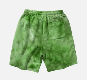 Nuevos pantalones cortos estampados para hombre, pantalones cortos teñidos con lazo personalizados, pantalones cortos de lana de algodón de rizo francés para correr, pantalones cortos de lavado ácido para hombre - Product Image 6