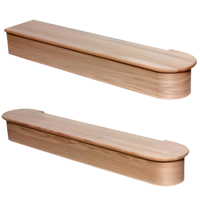 Marches d'escalier en bois de pin massif Application intérieure et extérieure Étape de départ 48 "pour pièces d'escalier d'escalier