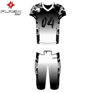 Uniforme de Fútbol Americano Sublimado de Alta Calidad, Transpirable, de Manga Corta, Unisex para Adultos - Product Image 1