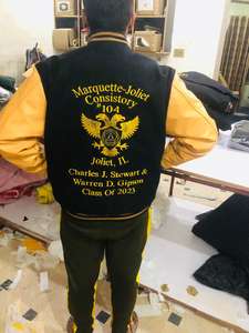 Chaqueta Universitaria Personalizada para Hombre, Diseño Personalizado - Product Image 2