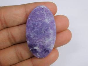 Pierres précieuses de lépidolite naturelle Belles cabochons de lépidolite Cabochons en vrac de lépidolite pour la fabrication de bijoux aux prix de gros - Product Image 6