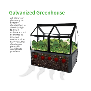 Serre de jardin en polycarbonate imperméable et résistante au vent, pare-soleil avec serre en aluminium - Product Image 3