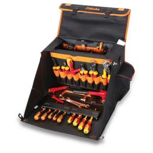 BETA Sac à outils en tissu technique pour le génie électrique Assortiment de 64 outils et 200 colliers - Product Image 1