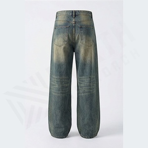 Jeans en denim pour hommes d'été, coupe slim, pantalon en coton, couleur personnalisée tendance, pantalon respirant, streetwear décontracté, vente en gros - Product Image 2