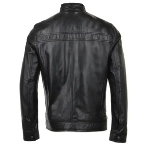 Chaqueta de cuero de estilo moderno profesional de alta calidad para hombre, tela de lona de invierno superventas - Product Image 2
