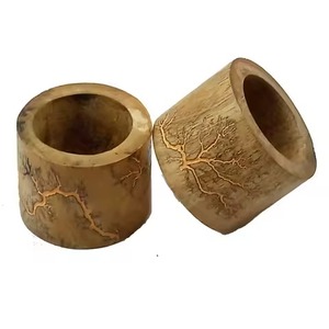 Anneaux porte-serviettes en bois pour Table à manger cuisine bureau fête de mariage décor vaisselle - Product Image 5