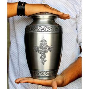 Urnas de cremación de aluminio Proveedor mayorista Fabricante de urnas funerarias hechas a mano Exportador India - Product Image 2