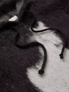 Proveedor OEM, suéter de punto suave, entrega rápida, sudadera con capucha de mohair a rayas para hombre, venta al por mayor, ropa de calle de moda, suéter de punto cálido, envío rápido - Product Image 4