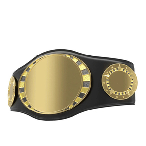 เข็มขัดแชมป์แบบกำหนดเอง แผ่นโลหะสีทองทรงกลม สำหรับมวย MMA มวยปล้ำ - Product Image 4