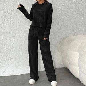 Nuevo Conjunto Deportivo de 2 Piezas para Mujer, Diseño Personalizado, Talla Grande, Pantalones Deportivos Casuales para Gimnasio y Sudadera con Cremallera - Product Image 2