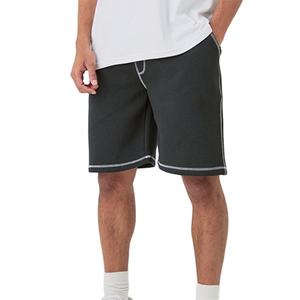 เสื้อตัวสั้นของผู้ชายแฟชันแนวสตรีทแฟชั่นสำหรับฤดูร้อนสินค้าใหม่ทำจากผ้าเฟรนช์เทอร์รี่ใส่ได้ปกติใส่ได้พอดีตัว - Product Image 1