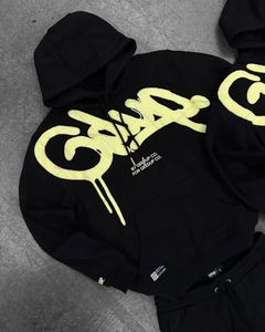 เสื้อฮู้ดแฟชั่นผ้าฝ้ายฟลีซแบบกำหนดเองได้ ชุดลำลองทันสมัยสำหรับฤดูหนาว เสื้อฮู้ดผู้ชาย คุณภาพดี แห้งเร็ว - Product Image 1