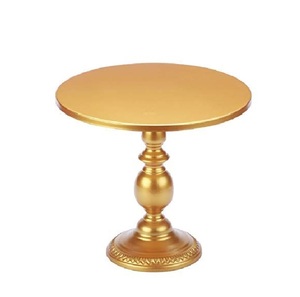 Présentoir à gâteaux de luxe en métal avec dessus en miroir pour exposer des gâteaux pâtisseries muffins desserts décoration élégante de table d'événement - Product Image 1