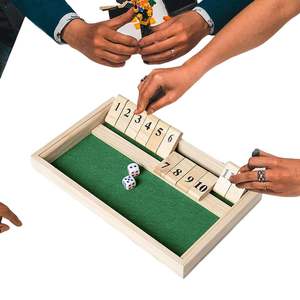 Juego de Madera Artesanal para Juego Shut the Box, Buen Pulido y Acabado Liso, Suministro al por Mayor - Product Image 2