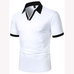 Nueva llegada de algodón 100% para hombre para Polos tela de alta calidad personalizada Golf bordado logotipo estampado antiarrugas característica - Product Image 5