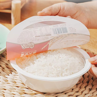 Arroz instantáneo Listo para cocinar Arroz rápido precocinado para cocinar rápidamente y soluciones de comida fáciles