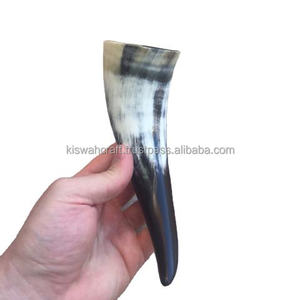 Juego de Bebidas de Cuerno de Búfalo Ecológico de la Mejor Calidad, con Base de Metal Tallada con Diseño Animal, Material Orgánico, Decoración Natural Moderna para el Hogar - Product Image 5