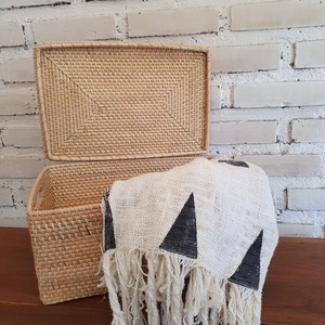 Boîte en rotin avec couvercle, boîte de rangement artisanale, écologique, naturelle, décoration intérieure et extérieure, vente en gros du Vietnam - Product Image 4