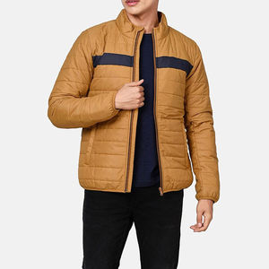 Chaqueta Acolchada con Capucha Personalizable OEM para Hombre, Diseño Sólido de Lona para Invierno, Forro de Algodón, Transpirable, Moderna, para Exteriores - Product Image 5