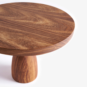 Présentoir à gâteaux en bois d'acacia avec couvercle en acrylique pour mariages Présentoir à gâteaux rond en bois pour produits de mariage Plateau de présentation pour cupcakes - Product Image 4