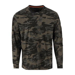 เสื้อสเวตเชิ้ตลายพรางแฟชั่นทรงหลวมขนาดใหญ่พิเศษ คุณภาพสูง ผ้าฝ้ายแท้ สำหรับผู้ชาย แบบนูนลาย - Product Image 1