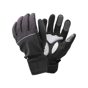 Gants de course de motocross, gants de moto à demi-doigts pour l'hiver, en cuir imperméable, durables, adhérence confortable, protection - Product Image 1