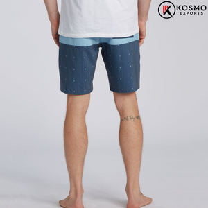 Pantalones cortos de playa de verano para hombre al por mayor traje de baño informal de 100% algodón tabla de surf Método de tejido no tejido - Product Image 3