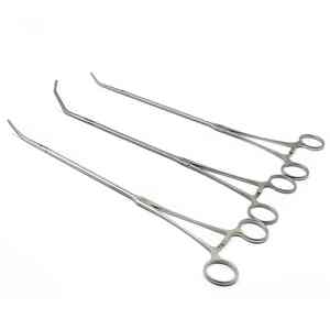 Pinzas Hemostáticas para Cirugía de Toracoscopia Manual, Instrumento Médico de Acero Inoxidable Alemán, Certificado CE, 1 Año de Garantía - Product Image 3