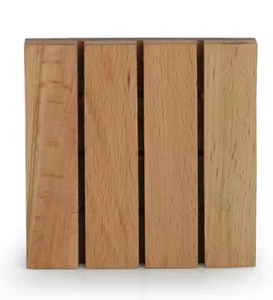 Posavasos de madera con soporte, tazas de té de bebida perfecta y tazas de cerveza para oficina en casa y fiesta de Crescent Crafts - Product Image 3