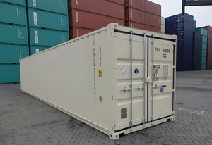 Conteneur maritime métallique 40 pieds High Cube, 85% neuf, excellent état, d'occasion, à vendre, pour stockage et transport - Product Image 2