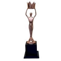 Trophées en métal de la Ligue des Champions personnalisés Attribution du trophée en métal de la compétition de la réunion annuelle Trophée commémoratif Meilleur prix